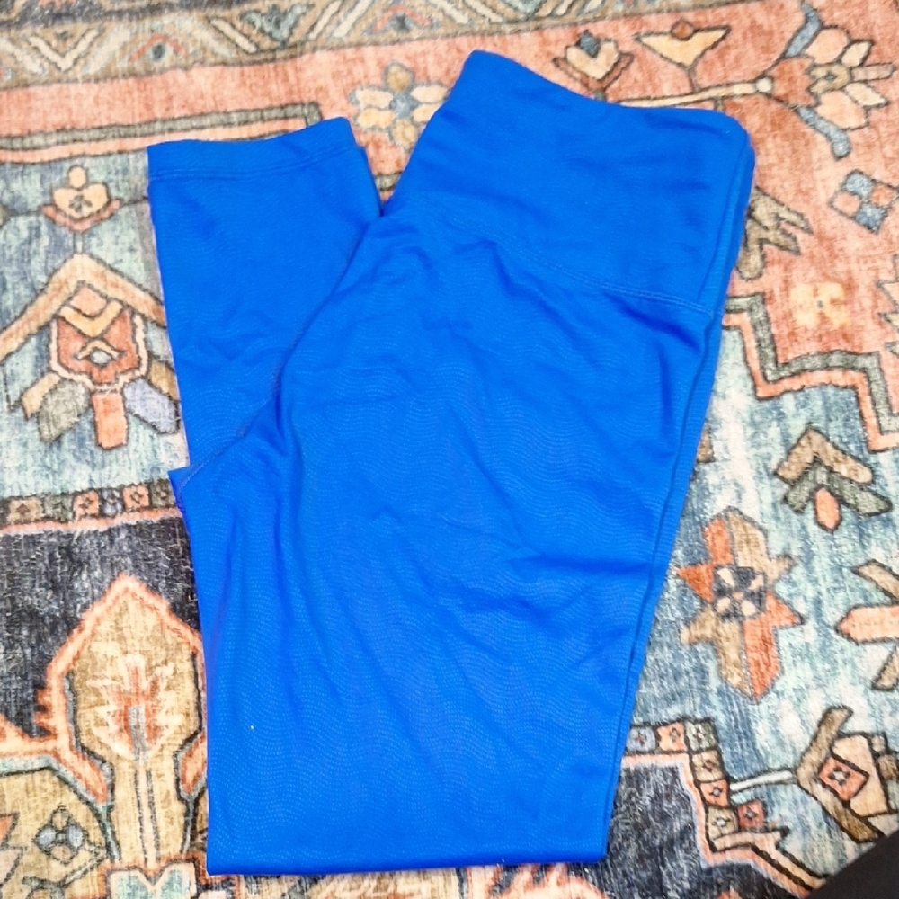 Zyia Active Womens Vibrant Blue Leggings